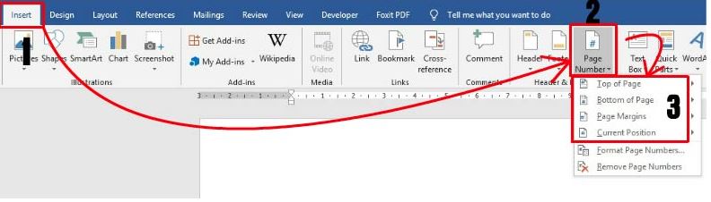 cách chỉnh header and footer trong Word