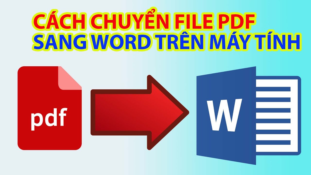cách chuyển pdf sang word